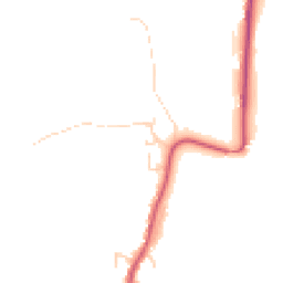 Daytime road noise heatmap for SG5 3TN