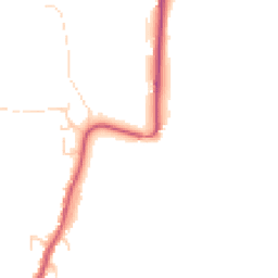 Daytime road noise heatmap for SG5 3TZ