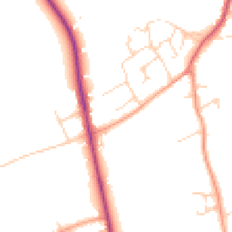 Daytime road noise heatmap for SG5 3XP