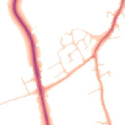 Daytime road noise heatmap for SG5 3XR