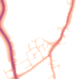Daytime road noise heatmap for SG5 3YA