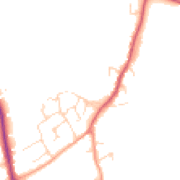 Daytime road noise heatmap for SG5 3YE