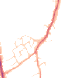 Daytime road noise heatmap for SG5 3YG