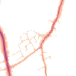 Daytime road noise heatmap for SG5 3YH