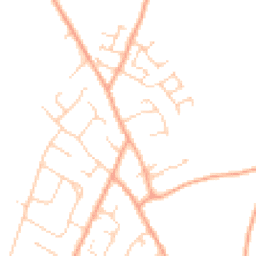 Daytime road noise heatmap for SG5 4AP