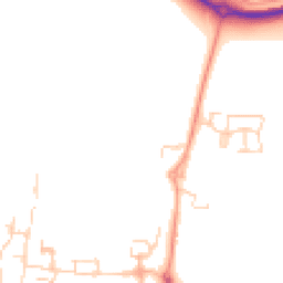 Daytime road noise heatmap for SG5 4BU