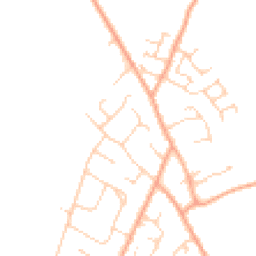 Daytime road noise heatmap for SG5 4BY