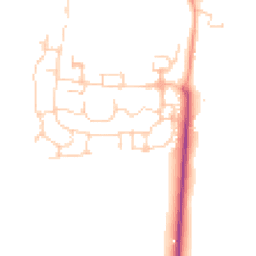 Daytime road noise heatmap for SG5 4FB