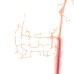 Daytime road noise heatmap for SG5 4FD