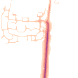 Daytime road noise heatmap for SG5 4FF