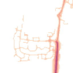 Daytime road noise heatmap for SG5 4GY