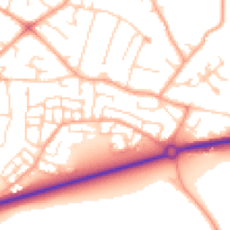 Daytime road noise heatmap for SG5 4NH