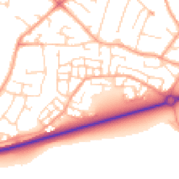Daytime road noise heatmap for SG5 4PF