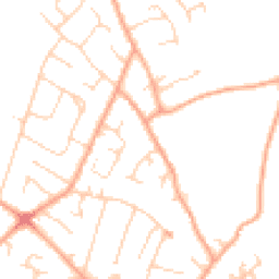 Daytime road noise heatmap for SG5 4QR