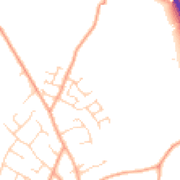Daytime road noise heatmap for SG5 4RX
