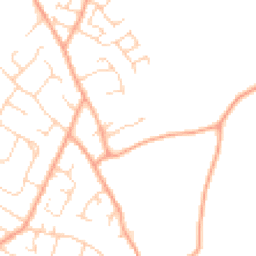 Daytime road noise heatmap for SG5 4RY