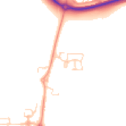 Daytime road noise heatmap for SG5 4RZ