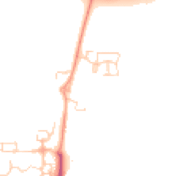Daytime road noise heatmap for SG5 4SL