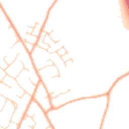 Daytime road noise heatmap for SG5 4ST