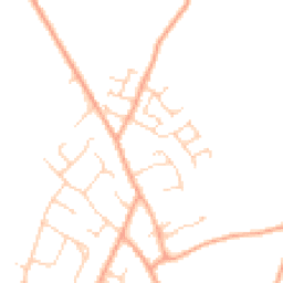 Daytime road noise heatmap for SG5 4TH