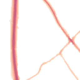 Night-time road noise heatmap for SG7 5AN