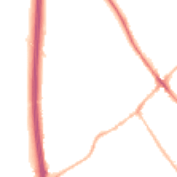 Night-time road noise heatmap for SG7 5AR