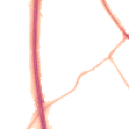 Night-time road noise heatmap for SG7 5AY