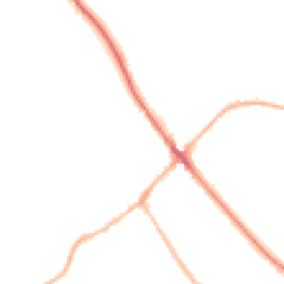 Night-time road noise heatmap for SG7 5BL