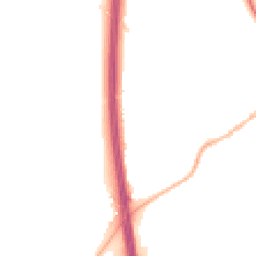 Night-time road noise heatmap for SG7 5BN