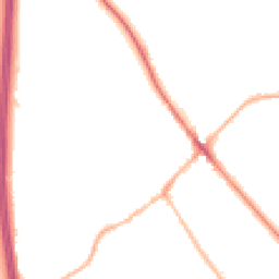 Night-time road noise heatmap for SG7 5BQ
