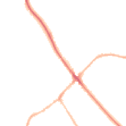 Night-time road noise heatmap for SG7 5BU