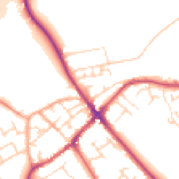 Daytime road noise heatmap for SG7 5DA