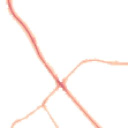 Night-time road noise heatmap for SG7 5DF
