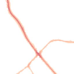 Night-time road noise heatmap for SG7 5DG