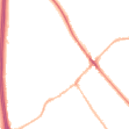 Night-time road noise heatmap for SG7 5DJ