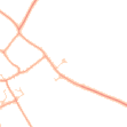 Daytime road noise heatmap for SG7 5DL