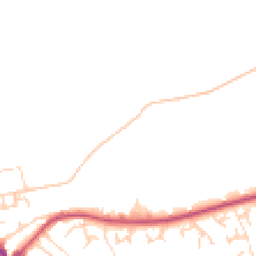 Daytime road noise heatmap for SG7 5DS