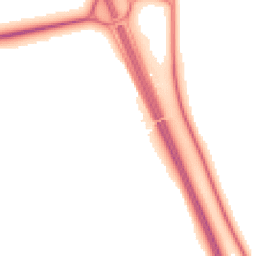 Night-time road noise heatmap for SG7 5EP