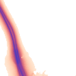 Daytime road noise heatmap for SG7 5EU