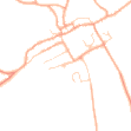 Daytime road noise heatmap for SG7 5FF
