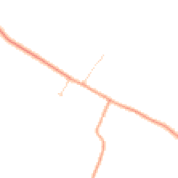 Daytime road noise heatmap for SG7 5HQ