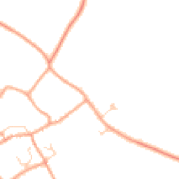 Daytime road noise heatmap for SG7 5LW