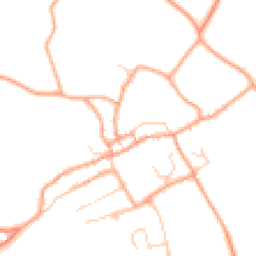 Daytime road noise heatmap for SG7 5NU