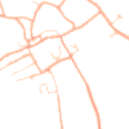 Daytime road noise heatmap for SG7 5PA