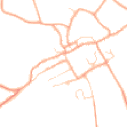 Daytime road noise heatmap for SG7 5PB