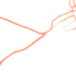 Daytime road noise heatmap for SG7 5PN