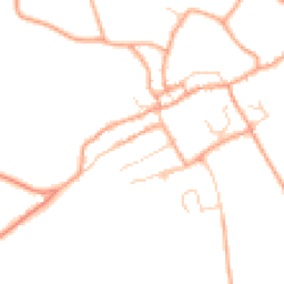 Daytime road noise heatmap for SG7 5PR