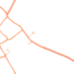 Daytime road noise heatmap for SG7 5QF