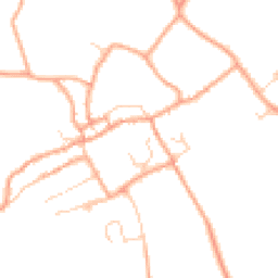 Daytime road noise heatmap for SG7 5QJ