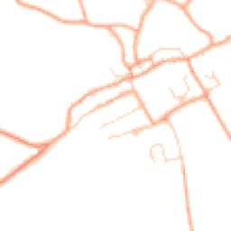 Daytime road noise heatmap for SG7 5QN